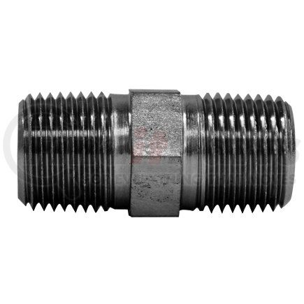 88379 by TECTRAN - Air Brake Pipe Nipple - Steel, Hex Nipple, 1/2 in. Thread A, 3/4 in. Thread B