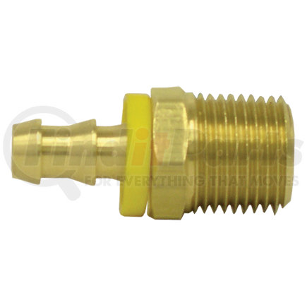 Tectran 89388 Air Tool Hose Barb Dual Barb Hose Fittings - Brass (Part Number: 725-10D) (Representative Image)