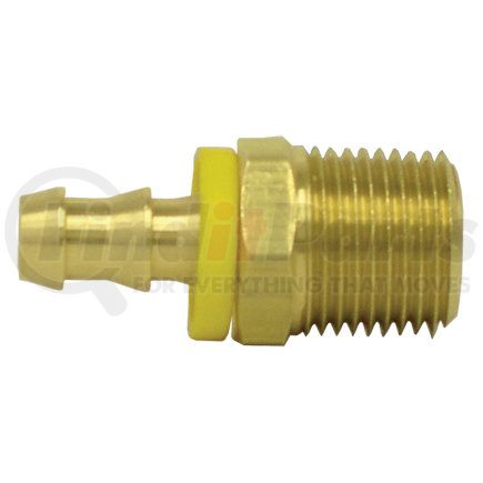 89393 by TECTRAN - Air Tool Hose Barb - Brass, 3/8 - in. Tube, 1/4 in. Thread, Male