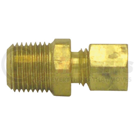 89453 by TECTRAN - Transmission Air Line Fitting - Brass, 1/8 in. Tube, 1/16 in. Thread, Male Connector