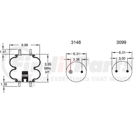 W013586884 by FIRESTONE - AIR SPRING