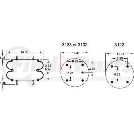 W013587135 by FIRESTONE - AIRSPRING