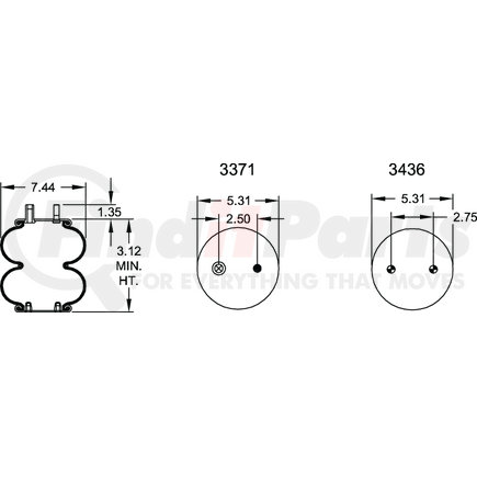 W013587705 by FIRESTONE - AIRBAG