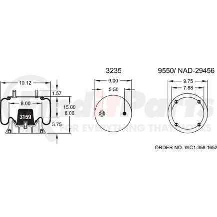 W013589105 by FIRESTONE - AIRSPRING