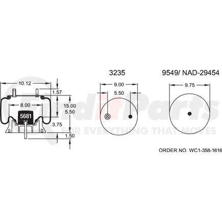 W013589366 by FIRESTONE - AIRSPRING