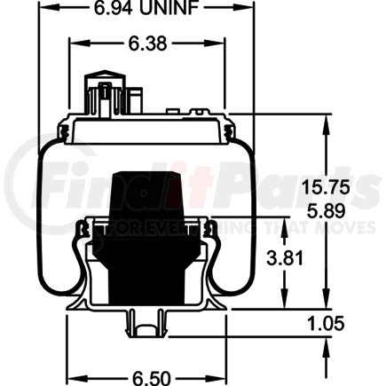 W263589911 by FIRESTONE - 170/127 ASSY