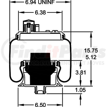 W263589913 by FIRESTONE - Air Spring Sleeve Style