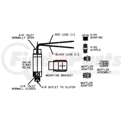 993231 by HORTON - Fan Clutch Solenoid Valve