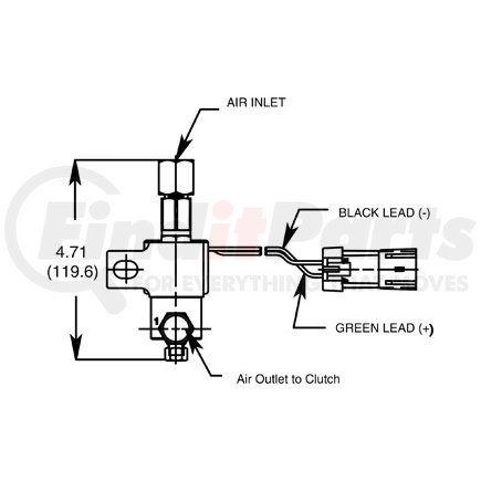 993320 by HORTON - Fan Clutch Solenoid Valve