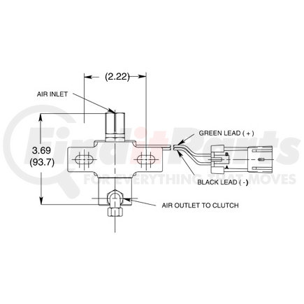 993309 by HORTON - Fan Clutch Solenoid Valve