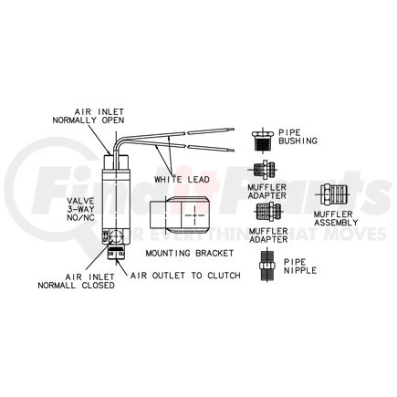 993238 by HORTON - Fan Clutch Solenoid Valve