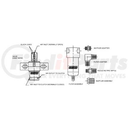 993422 by HORTON - Fan Clutch Solenoid Valve