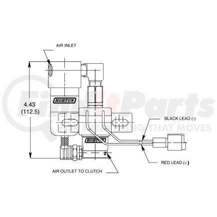 993427 by HORTON - Fan Clutch Solenoid Valve