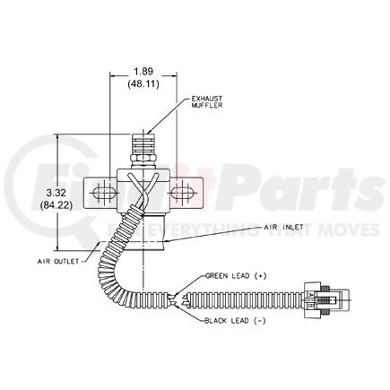 993370 by HORTON - Fan Clutch Solenoid Valve