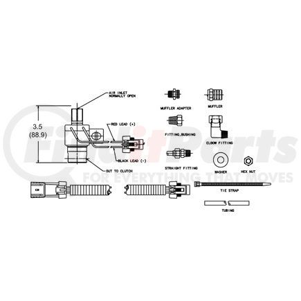 993322 by HORTON - Fan Clutch Solenoid Valve