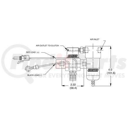 993429 by HORTON - Fan Clutch Solenoid Valve