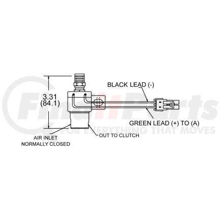 993368 by HORTON - Fan Clutch Solenoid Valve