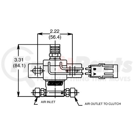 993279 by HORTON - Fan Clutch Solenoid Valve