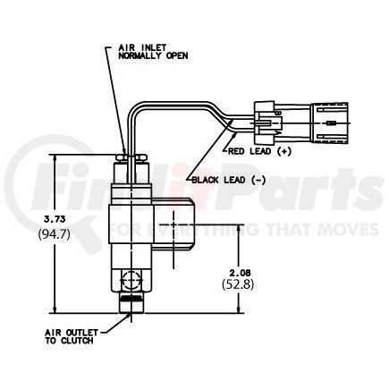 993219 by HORTON - Fan Clutch Solenoid Valve