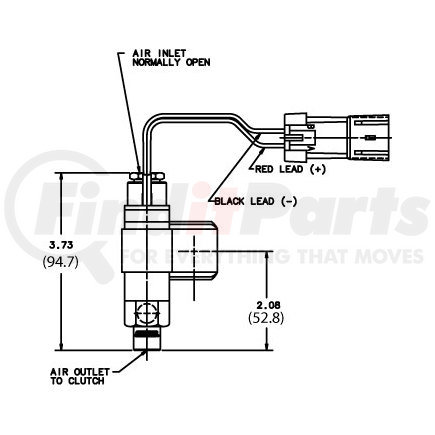 993221 by HORTON - Fan Clutch Solenoid Valve