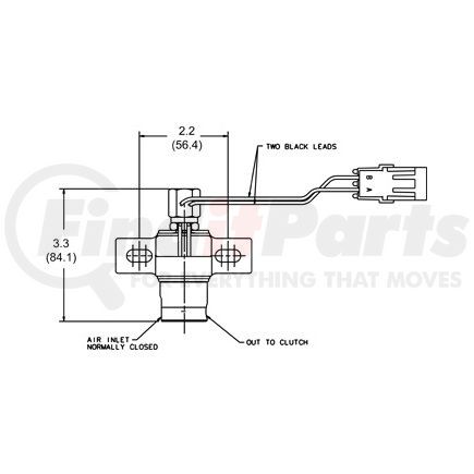 993348 by HORTON - Fan Clutch Solenoid Valve