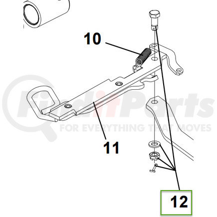 SK71513 by JOST - Fifth Wheel Trailer Hitch Pivot Pin - Bolt Assembly