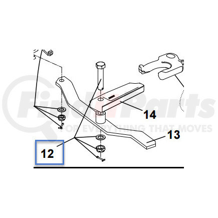 SK73221-01 by JOST - Fifth Wheel Trailer Hitch Mount Bolt - Locking Bar Bolt