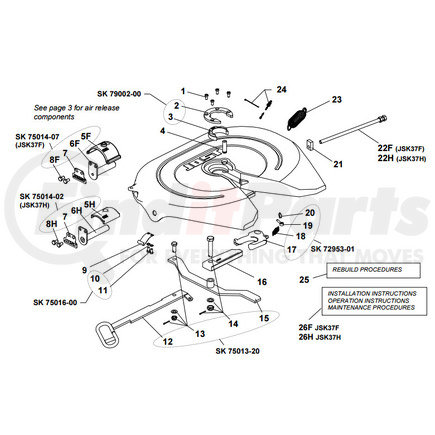 SK 75013-14 by JOST - Fifth Wheel Trailer Hitch