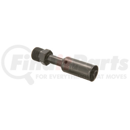 75706E-W06 by WEATHERHEAD - 757 E Series Hydraulic Coupling / Adapter - Male Rigid, 0.625" hex, Straight, 5/8-18 thread