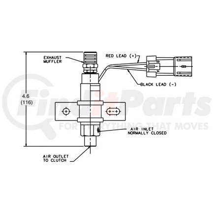 993325 by HORTON - Fan Clutch Solenoid Valve