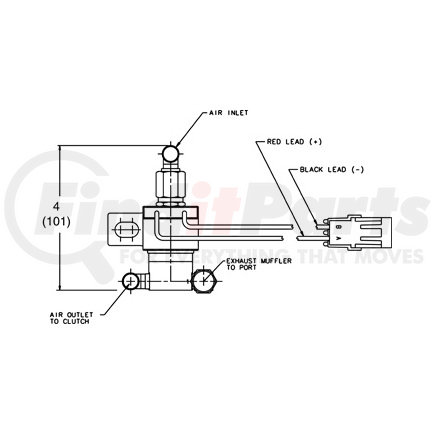 993328 by HORTON - Fan Clutch Solenoid Valve