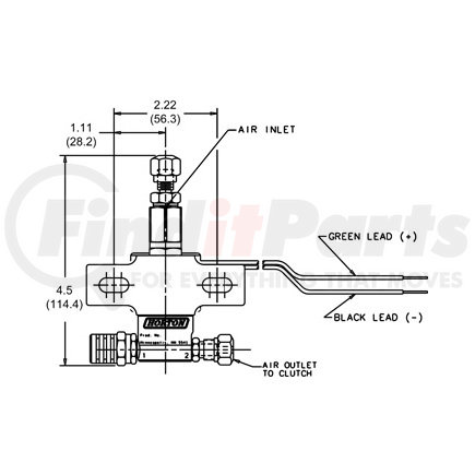 993333 by HORTON - Fan Clutch Solenoid Valve