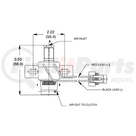 993299 by HORTON - Fan Clutch Solenoid Valve