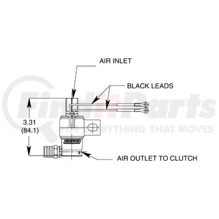 993292 by HORTON - Fan Clutch Solenoid Valve