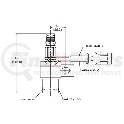 993352 by HORTON - Fan Clutch Solenoid Valve