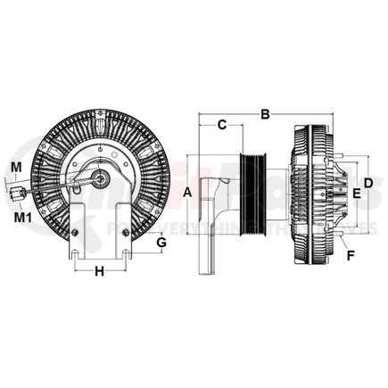 9910118 by HORTON - RCV250 Fully-Variable Fan Drive