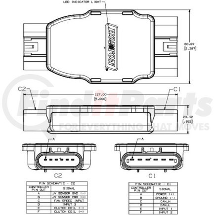 9956240011 by HORTON - Engine Cooling Fan Controller