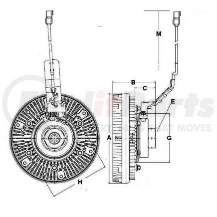 9904090 by HORTON - Engine Cooling Fan Clutch