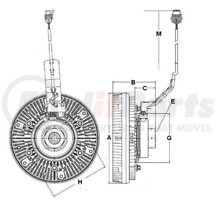 9902063 by HORTON - Engine Cooling Fan Clutch