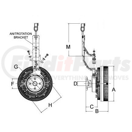 9902060 by HORTON - Engine Cooling Fan Clutch