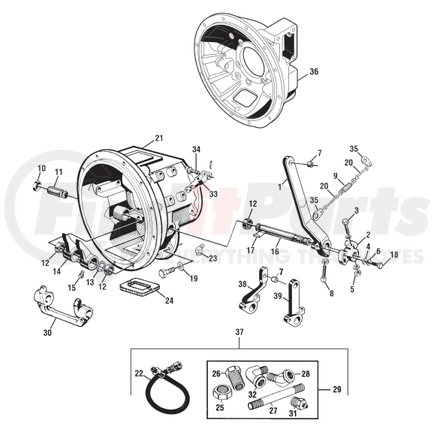PAI FBG-2966 Differential Gear Set BUSHING