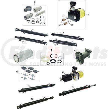 FKT-3968 by PAI - Latch Rebuild Kit