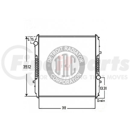 Detroit Radiator Corp FR50 Radiator | FinditParts