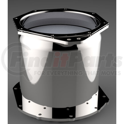 DC1-0070 by DENSO - PowerEdge Diesel Particulate Filter - DPF - Isuzu 4HK1-TC (Including Gaskets)