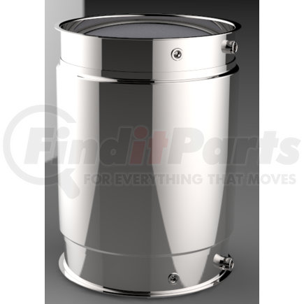 DC1-0074 by DENSO - PowerEdge Diesel Particulate Filter - DPF for Cummins ISC, ISL; Kenwoth, Peterbilt PX-8 (Including Gaskets)
