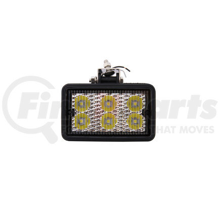 MWL-04 by MAXXIMA - RECTANGLE 6 LED WORK LIGHT ALUM HOUSING