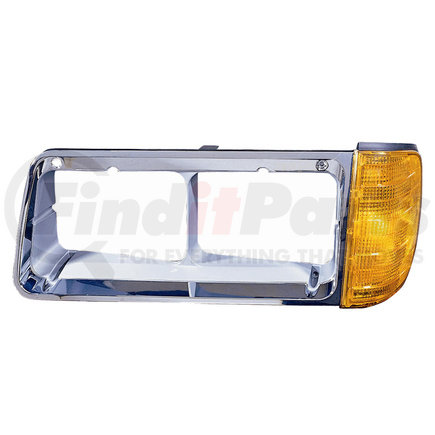 340-1202L-AS by MAXZONE AUTO PARTS CORP - Depo Freightliner FLD Turn Signal Bezel - Driver Left Hand Side