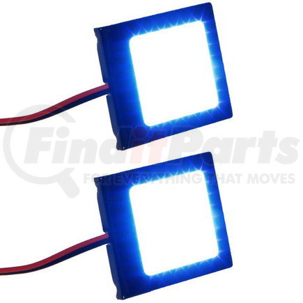 Pilot CZ-3265BE COB LED Pods, Polar Ble, 2pc