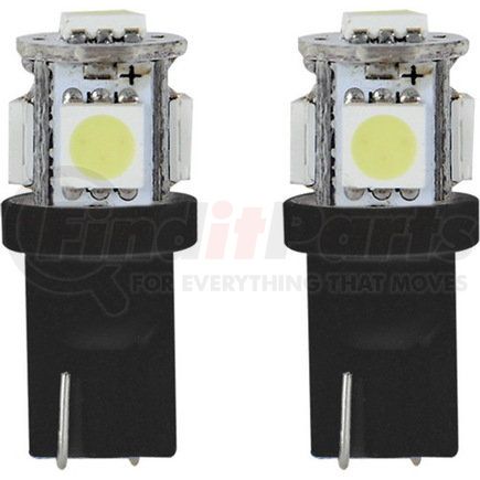 IL-194W-5 by PILOT - 194 LED Bulb SMD 5 LED, White 2pc kit