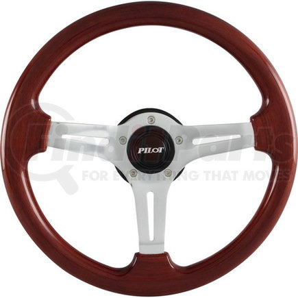 SW-805 by PILOT - MAHOGANY WOOD STEERING WHEEL